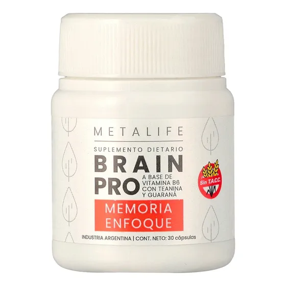 Suplemento Brain Pro Memoria Y Concentracion X 30 Caps