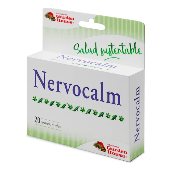 Nervocalm Garden House Valeriana Tilo Melisa Vit B 20 Comp Sabor Sin sabor