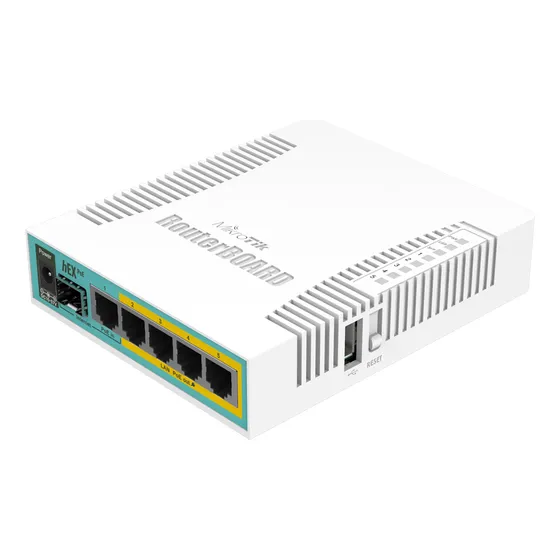Mikrotik Rb960pgs Hex Poe 800mhz 128mb Ram L4 C/fuente Poe