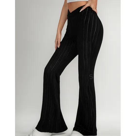 Pantalón Ancho Casual De Dama  