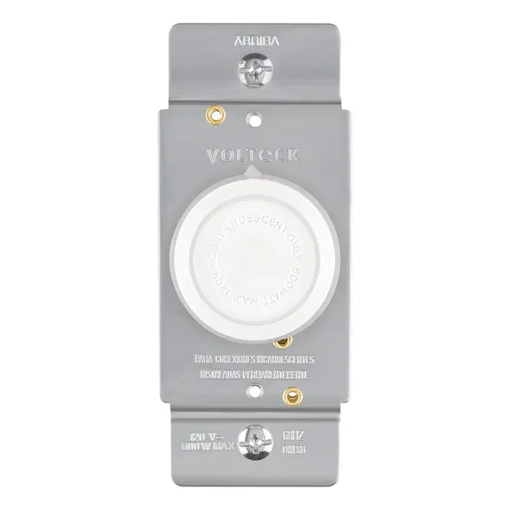 Atenuador De Luz Giratorio, Standard, Blanco, Volteck 5 Pzs