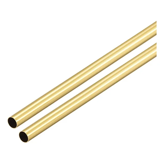 Tubo De Latão 5mm Diâmetro 300mm De Comprimento 2 Unidades