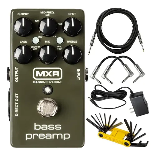 Pedal Baixo Ampeg Scrambler Bass Overdrive Cor Preto | MercadoLivre