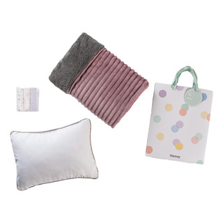 Kit De Regalo Bebe Lila Niña. Cobertor Almohadita Toallitas Kit De Regalo Bebe Lila Niña. Cobertor Almohadita Toallitas