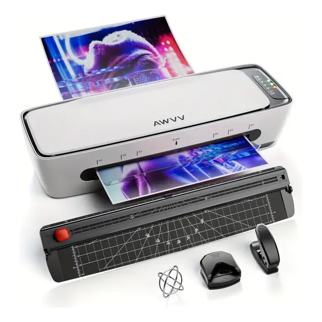 Laminadora Y Plastificadora 6 En 1  De 9 Pulgadas