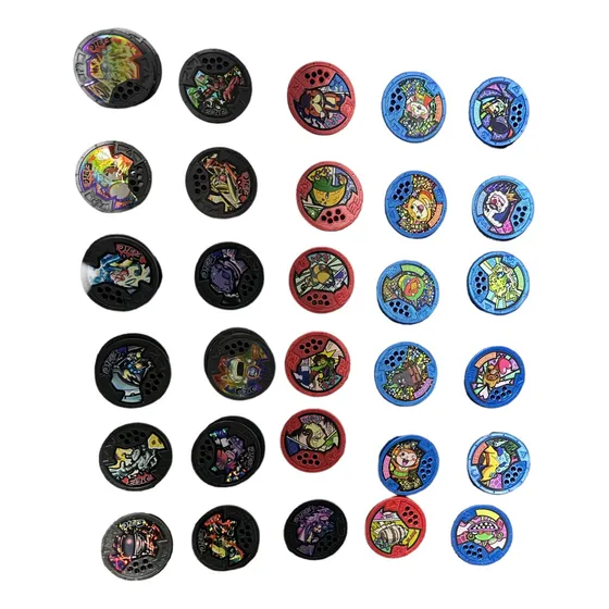 Medallas Yokai Watch Yo Motion 2x Nuevo Valor X Uno Juguete