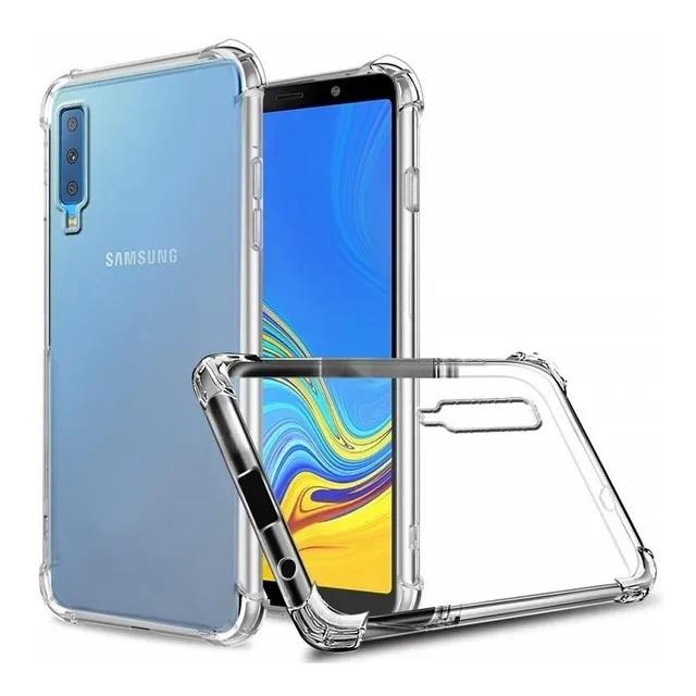 Capa Anti Shock + Pelicula Vidro 3d Para Galaxy A7 2018 A750
