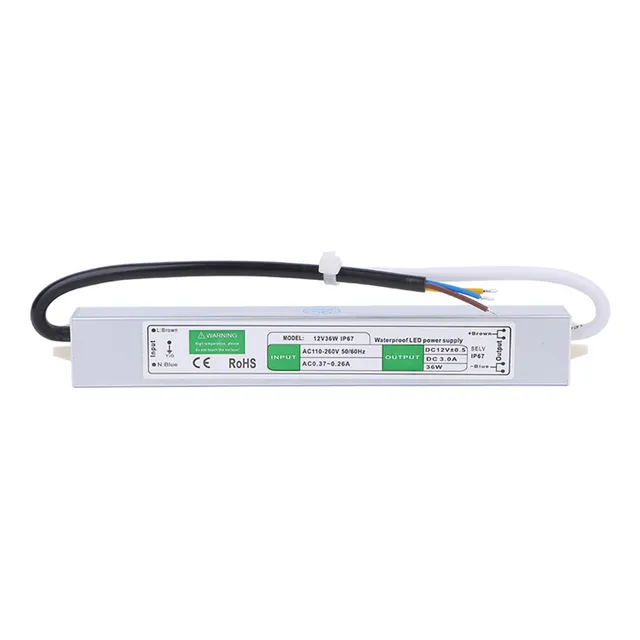 Fuente De Poder 12v - 36w A Prueba De Agua 