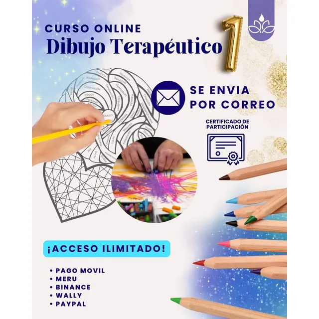 Curso Dibujo Terapéutico Online Adultos Guía Pdf De Regalo