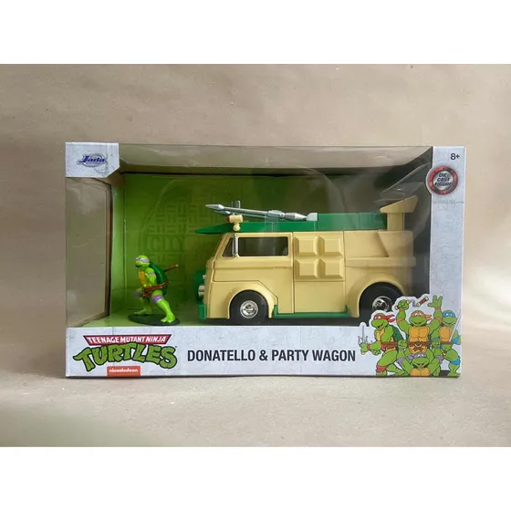 Jada Party Wagon Tortugas Ninja Donatello 1/24 Die-cast