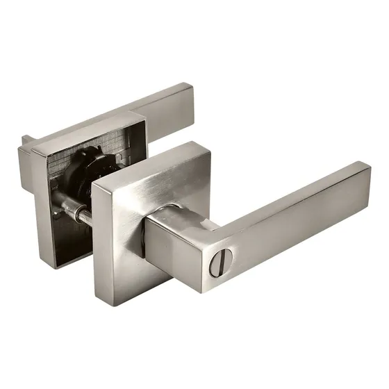 Cerradura De Manija Yale 4980 Satinado Para Baño Color Níquel satinado