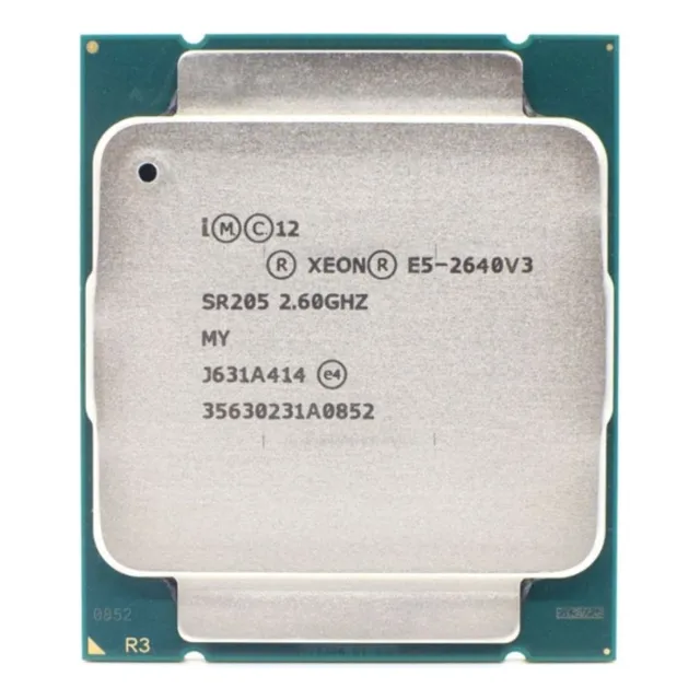 Original Cpu Xeon E5 2640v3 Sr205 Lga2011-3 De 2,6 Ghz, 8