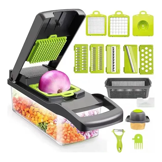 Picatodo Multifuncional Manual Frutas Y Vegetales 12 Piezas