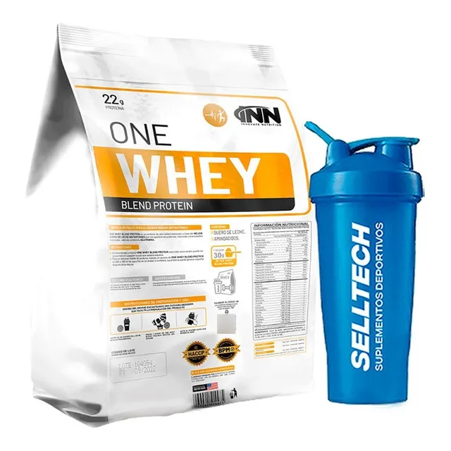 Proteína Inn One Whey Blend Protein 5kg Vainilla + Shaker