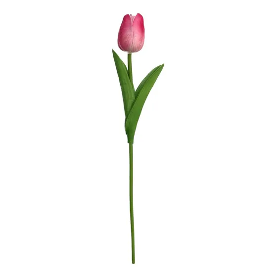 Kit 10x Flor Tulipa Artificial Toque Real 33cm Silicone