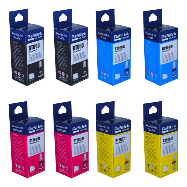 Pack Tintas Refill Ink Para Brother X2 Bt6001/bt5001 