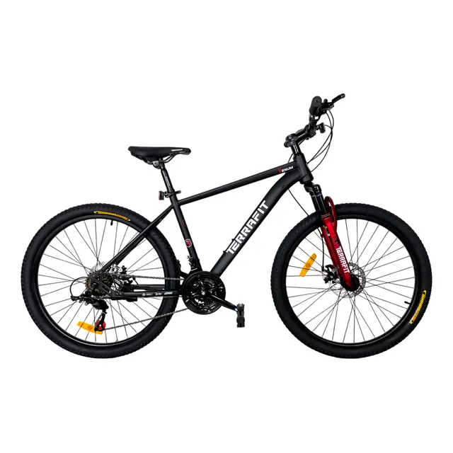 Bicicleta De Montaña Venum Rodada 26 21v Color Negro