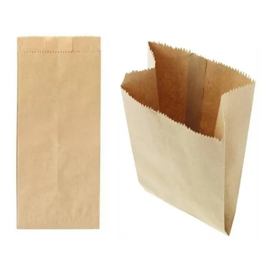 Saquinho Marrom Papel Kraft 1/2kg - Com 500 Unidades