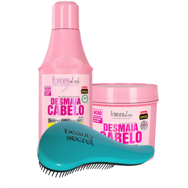 Kit Especial Forever Liss Desmaia Cabelo E Escova Beauty Kit Especial Forever Liss Desmaia Cabelo E Escova Beauty