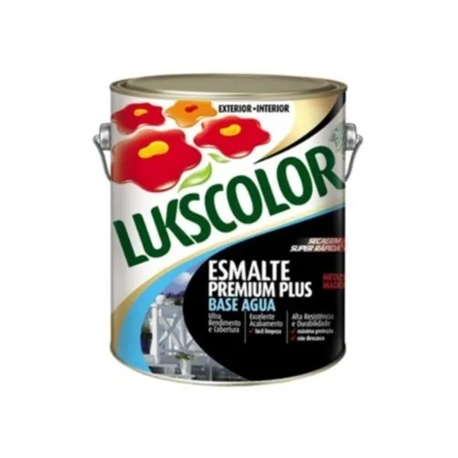 Esmalte artístico Lukscolor Esmalte Base Água branco de 900mL