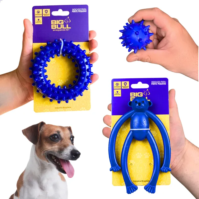 Kit De Mordedores Para Cães Filhotes E De Raça Pequena