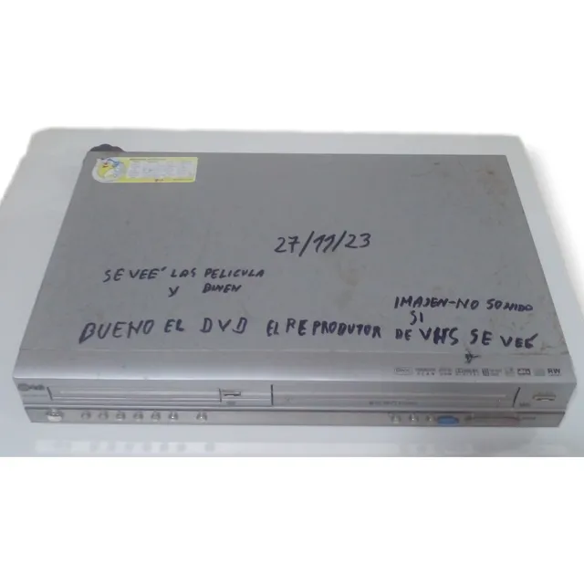 Reproductor De Vhs  Y Dvd Marca Lg Original 