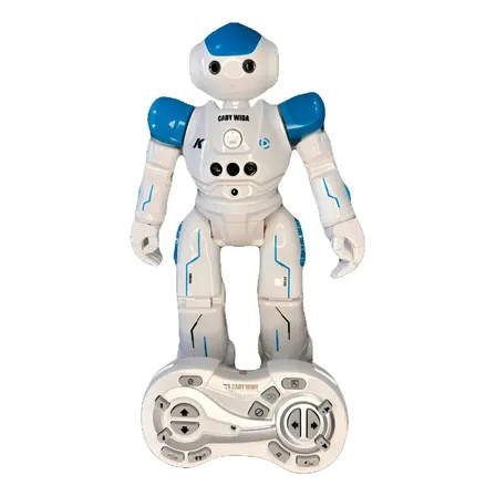 Kit Robô Inteligente Jjrc R2 Cady Wida - Azul C/nota Fiscal Robô Branco