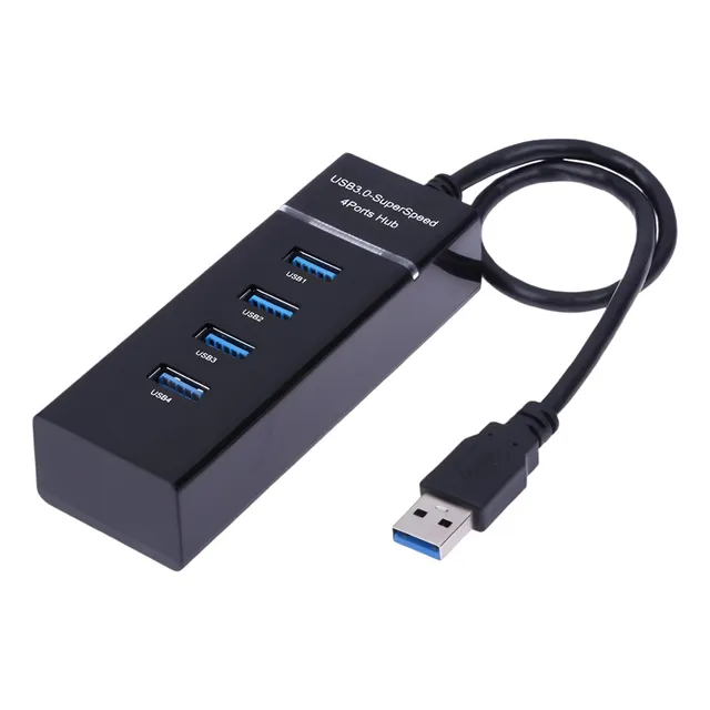 Hub Cargador Usb 3.0 4 Puertos Divisor Expansor Múltiple 5v