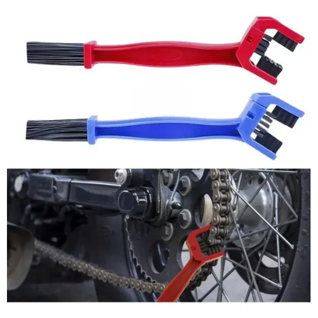 Cepillo Limpia Cadena Motocicleta Bicicleta 1pzs