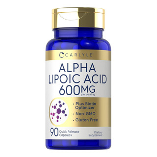 Alpha Lipoic Acid 600 Mg X 90 Caps - Carlyle Alpha Lipoic Acid 600 Mg X 90 Caps - Carlyle