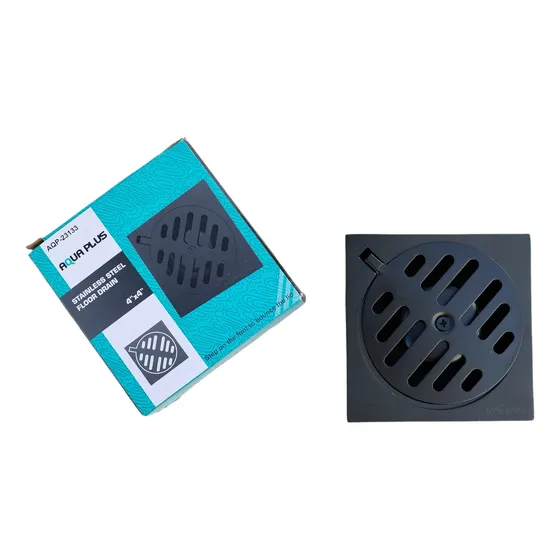 Centro Piso Negro Antiinsectos 10x10 Cms Tubería 2 Pulgadas