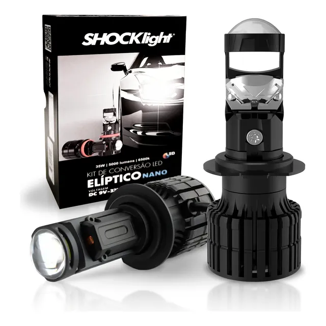 Par Ultra Led Shocklight Elíptico Nano 6500k 5.000lm 35w 12v