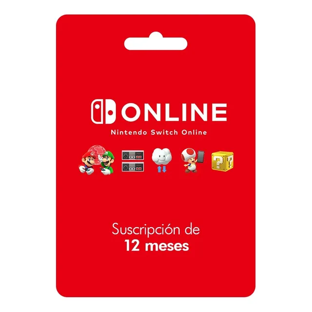 Compatible Con Nintendo Switch Online 12 Meses Digital Usa