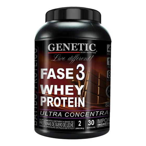 30 Días 9 Aminoacidos Esenciales Proteina Fase 3-2lb Genetic