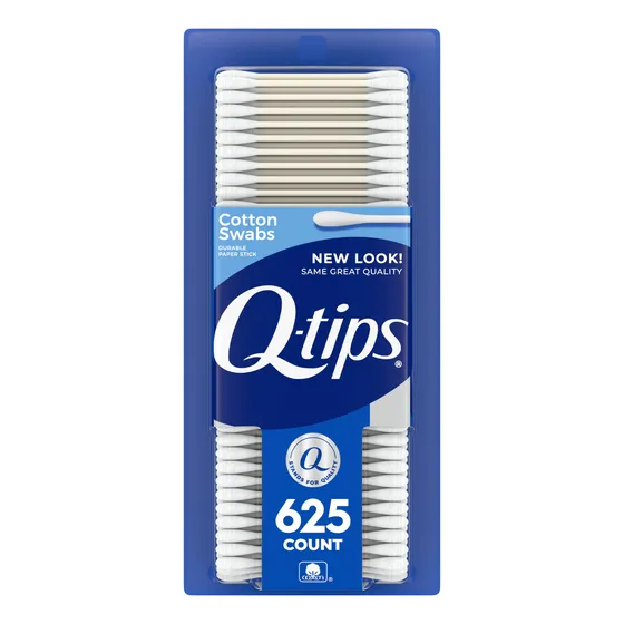 Q-tips Cotton Swabs, 625 Ct
