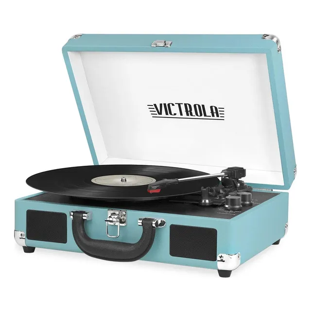 Tocadiscos De Maleta Portátil   De 3 Velocidades Bocin...