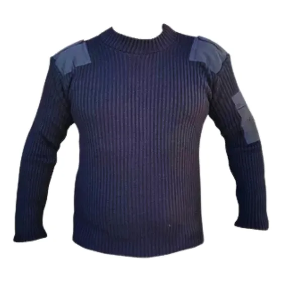 Sweater Chaleco Comando Azul Marino Cuello En V Mohican