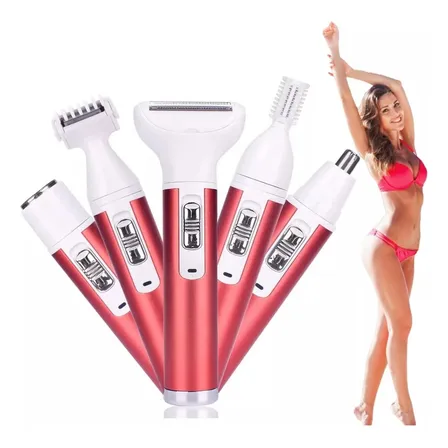 Afeitadora Facial Depiladora Mujer Eléctrica Recargable 5en1