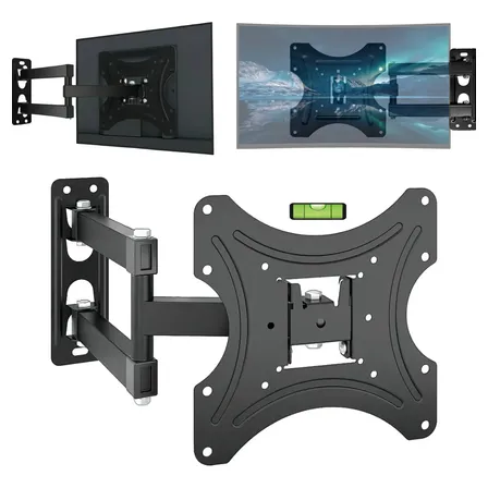 Soporte Brazo Para Tv Pared Lcd Led Smart Tv 17- 42pulgadas Negro