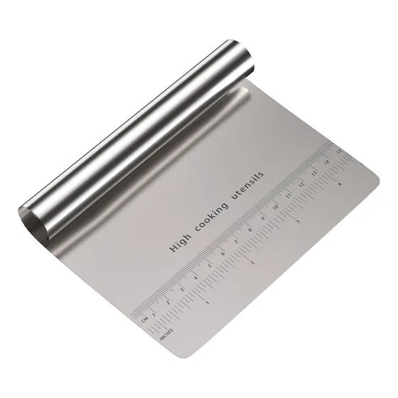 Raspador Cortador De Cocina Cornet Con Escala De Medición Color Plateado