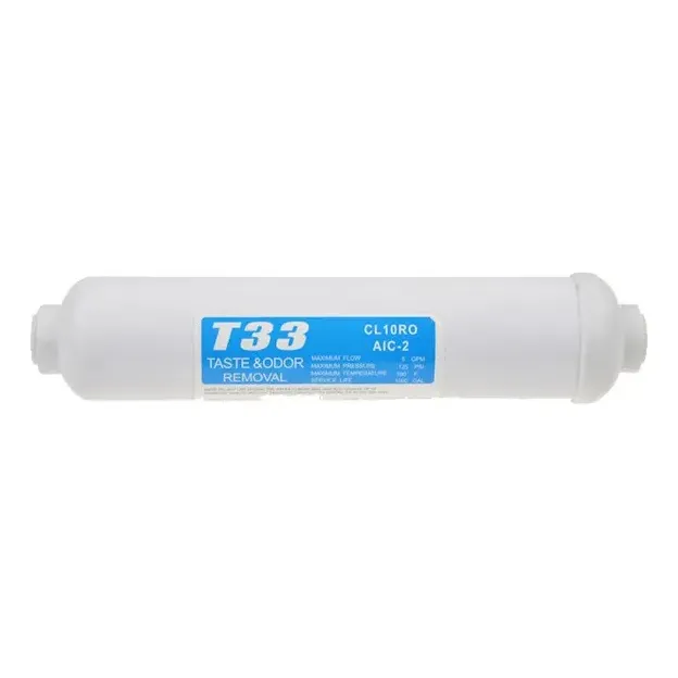Cartucho T33 Carbon Activo De 10x2,5 Osmosis Filtros De Agua