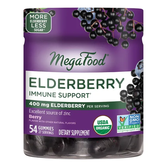 Suplemento Megafood Elderberry Immune Support 54 Gomitas