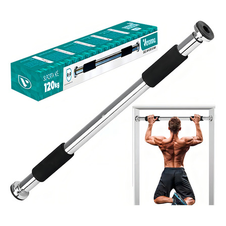Barra Fixa De Porta Para Exercícios Ajustável 60 A 100 Cm Até 120kg Veronna Barra Fixa De Porta Para Exercícios Ajustável 60 A 100 Cm Até 120kg Veronna