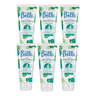 6un Depil Bella Creme Corporal Com Aloe E Vera De 100g Cada 6un Depil Bella Creme Corporal Com Aloe E Vera De 100g Cada
