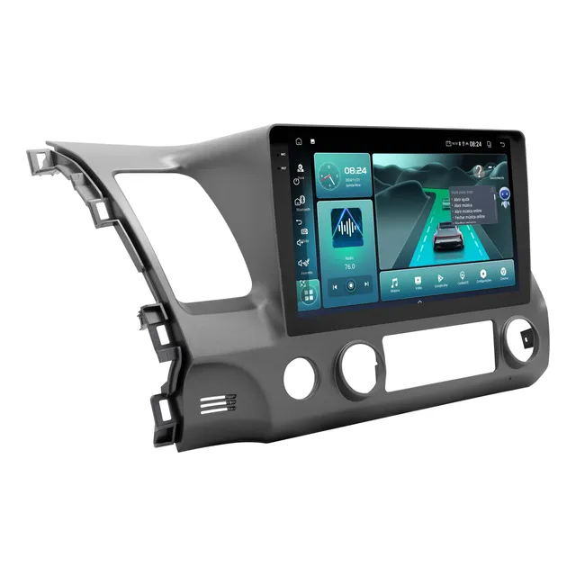 Multimidia Civic G8 07/11 10p Android 14 2/64gb Carplay Voz