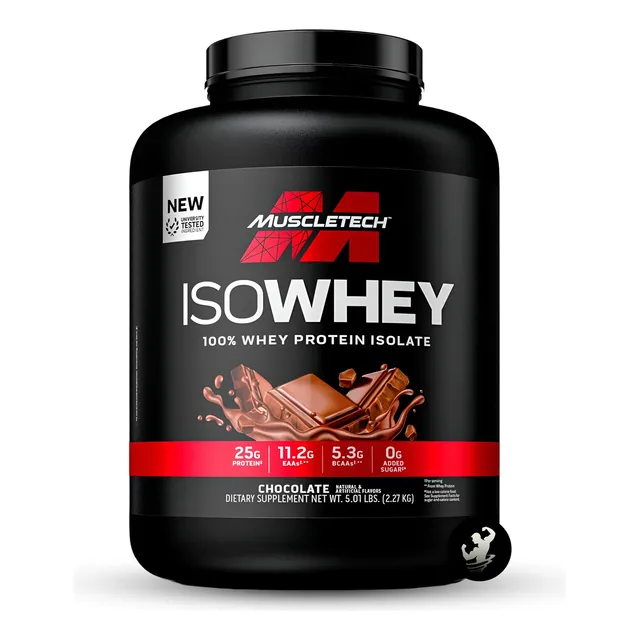 Proteína Iso Whey 5 Lb Muscletech, 100% Aislada