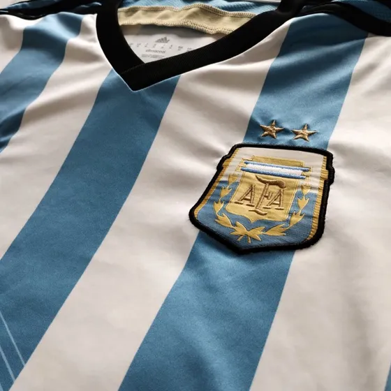 Camiseta Argentina Mundial 2014 - Impecable - Talle M