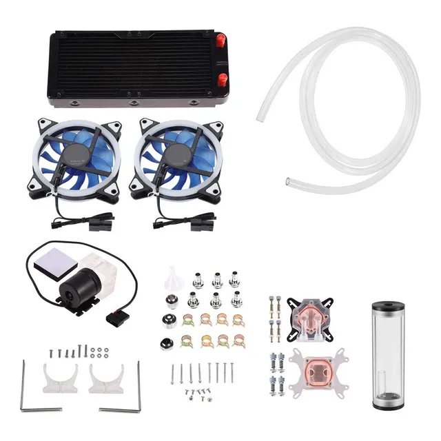 Kit De Refrigeración Por Agua Diy Con Bloque Cpu/gpu, Depósi