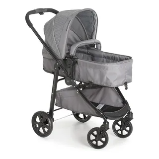 Carrinho Olympus Galzerano - Cinza Com Chassi De Cor Preto Carrinho Olympus Galzerano - Cinza Com Chassi De Cor Preto