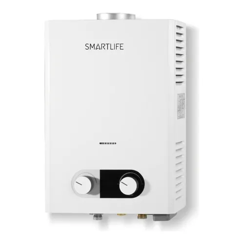 Calentador Instantáneo Smartlife Digital A Gas Natural 10l Color Blanco